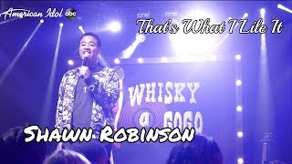 Shawn Robinson sing "That's what I like" on the Auditions of American Idol Season 18
