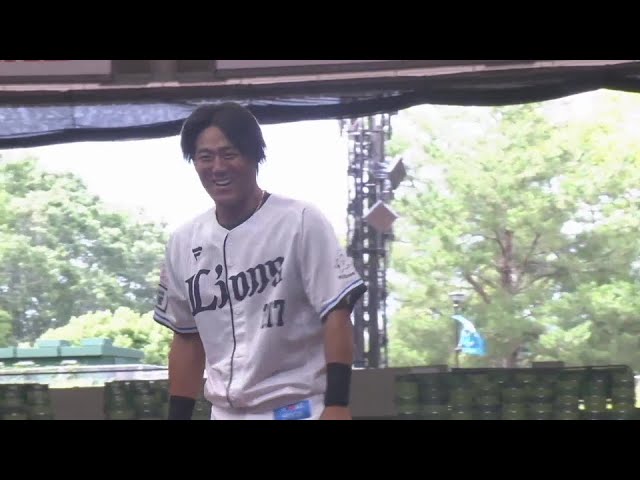 【ファーム】ライオンズ・牧野翔矢 レフトへのタイムリー2ベースヒットで追加点!!  2024年6月22日 埼玉西武ライオンズ 対 千葉ロッテマリーンズ