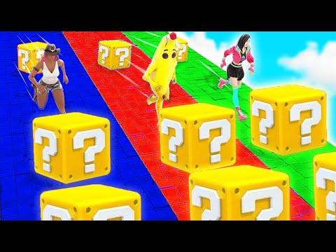 SFIDA DEI LUCKY BLOCK GIGANTI CON I MIEI AMICI SU FORTNITE!! 🤩