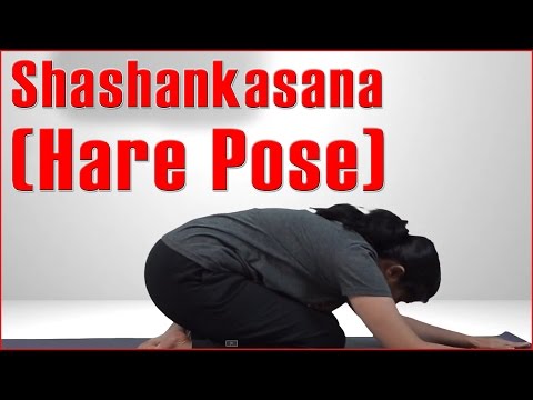 How To Do ASHTANGA YOGA SHASHANKASANA (HARE POSE)