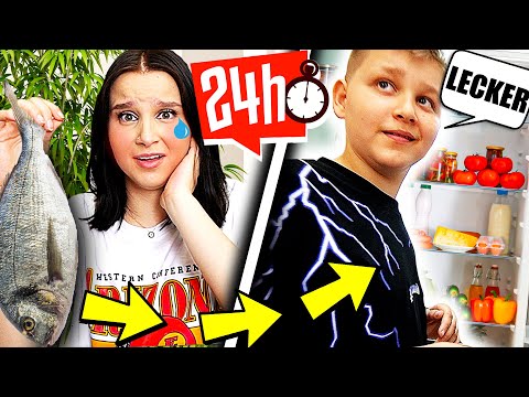 24 Stunden lang ESSEN wie MEIN BRUDER ! 😰 (nie wieder) - Celina