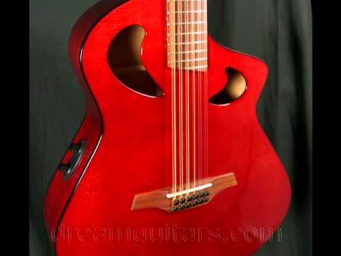 Veillette Baritone 12 All Mahogany D-TAR Pickup at Dream Guitars