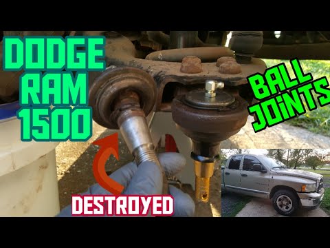 How to change ball joints on a 2002 Dodge Ram 1500