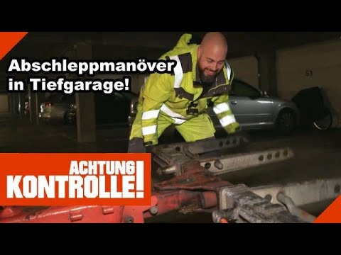 ABSCHLEPPEN in der Tiefgarage! 🤨 Eine Herausforderung! |2/2| Kabel Eins |Achtung Kontrolle