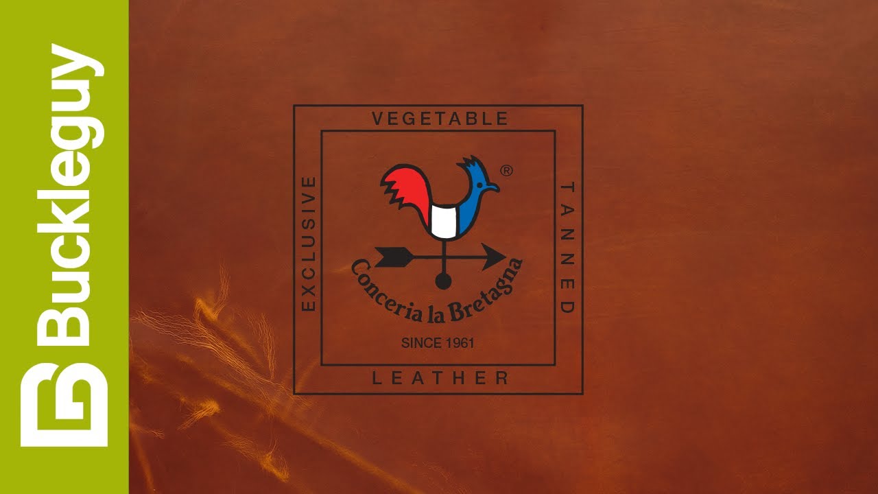 Conceria La Bretagna, Cowboy | Marmalade | Veg Tan Leather Demo