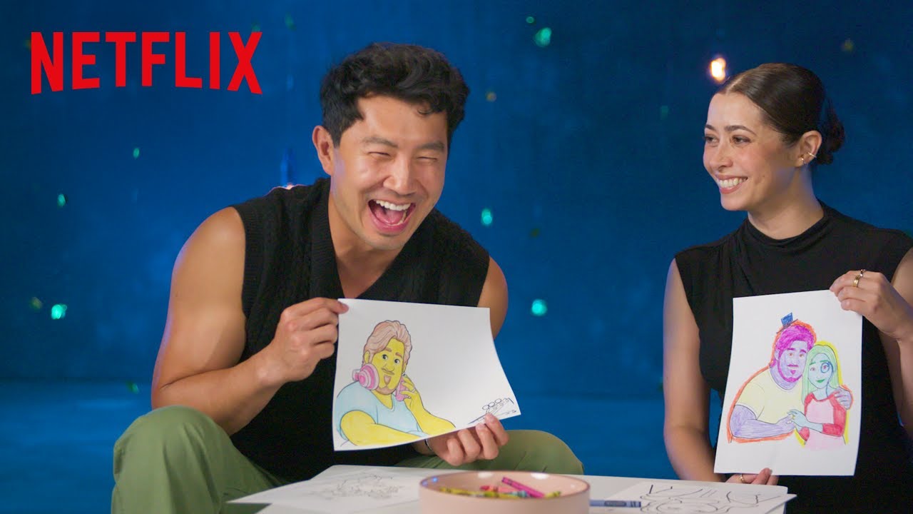 Cristin Milioti, Craig Robinson & Simu Liu in a Color Book Challenge | In Your Dreams | Netflix