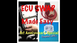 SAAB 93 ENGINE ECU/ECM SWAP (TRIONIC T8)