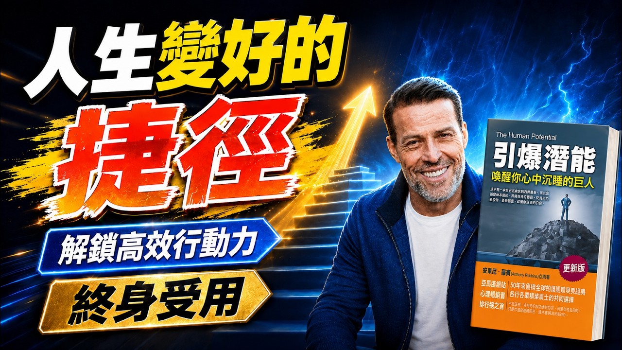 讓好的選擇變成你的本能｜《喚醒心中的巨人》Tony Robbins 最重要的一套改變方法