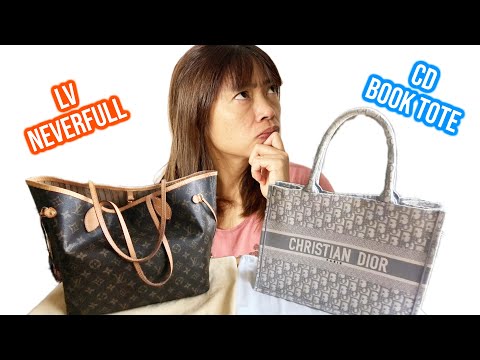 Comparison of LV Neverfull & CD Book Tote