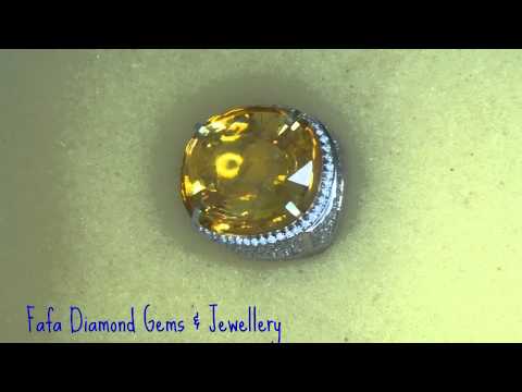 Natural Yellow Sapphire 25.78 Cts