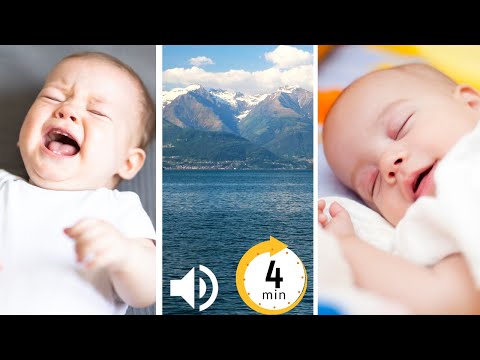 💚 Jak szybko uśpić niemowlę? Poznaj niezawodny trick - Usypiające odgłosy jeziora 💚
