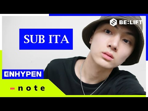 [-note] 200705 JAY - ENHYPEN (엔하이픈) - SUB ITA