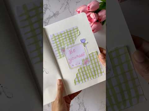 Easy journaling with handmade journal supplies #diycrafts #shorts #journaling