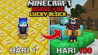 Download lagu 100 Hari di Minecraft Hardcore DUNIA LUCKY BLOCK mp3