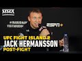 UFC Fight Island 2: Jack Hermansson Post-Fight Press Conference - MMA Fighting