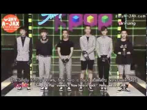 [THAISUB] 130730 A-JAX Interview - Simply Kpop