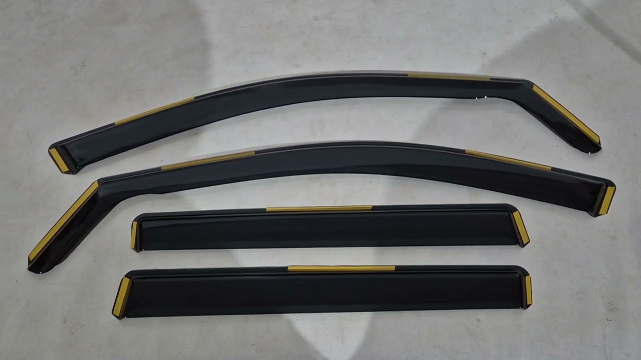 Вітровики вставні Niken Luxury (4 шт) Video 1