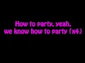 Chris Brown Ft. Usher & Gucci Mane - Party (Lyrics On Screen)