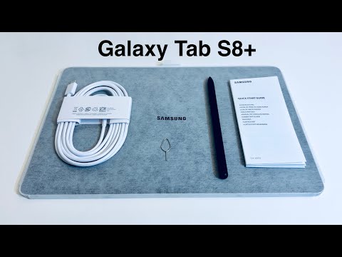 Galaxy Tab s8 plus unboxing & einrichten | deutsch