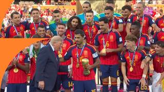 Download lagu FULL medal ceremony after Spain beat Argentina to win World Cup 2026 | FIFA World Cup 2026™ mp3