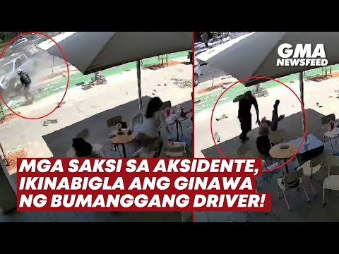 Mga saksi sa aksidente, ikinabigla ang ginawa ng bumanggang driver! GMA News Feed
