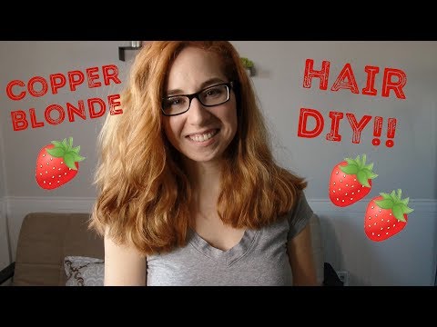 Bleaching & Dying my Hair at Home: Copper/Strawberry...