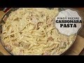 Creamy Carbonara Pasta Christmas Recipe