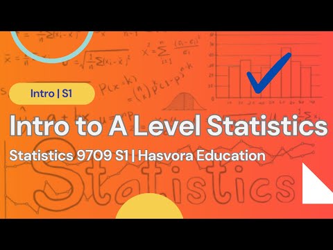 Introduction to A Level Statistics (S1) | Cambridge 9709 Full Overview