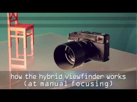 Fujifilm  X-Pro1 Hybrid Viewfinder - how it works at manual focusing