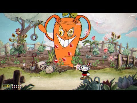 Cuphead: The Root Pack Boss Fight #1