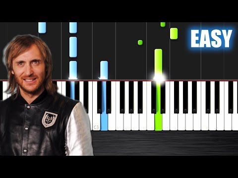 Titanium - David Guetta piano tutorial