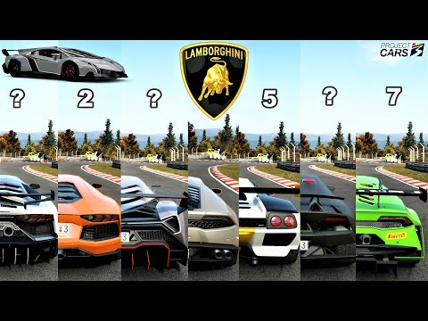 Project Cars 3 Top  Fastest || Lamborghini Cars || Top Speed Battle || Brutal Engine Sounds