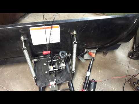 Linear actuator, warn plow blade