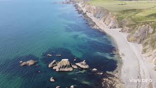 Beautiful Copper Coast County Waterford Ireland July 2020.... Drone footage....