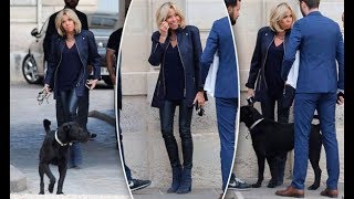 Brigitte Macron was dressed to impressed wearing o
