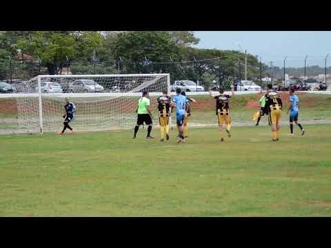 Cobrança de pênalti da equipe do Juventude