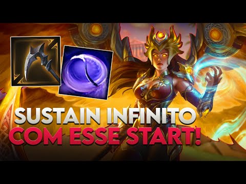THANATOS SOLO, SUSTAIN INFINITO COM ESSE START! - ⚡ Smite BR Conquista