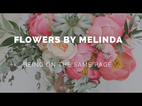 BEING ON THE SAME PAGE - FLOWERS BY MELINDA - HOOKED