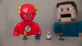 Lego Dimensions Ghostbusters Stay Puft Marshmallow Man, Superman, Review Unboxing - Minecraft