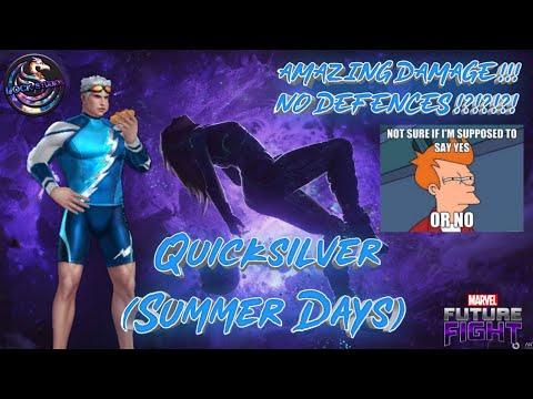 Quicksilver (Summerdays) MEGA DMG but no immunities!?!?!? - MFF - Marvel Future Fight