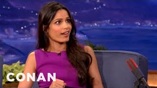 Freida Pinto On Bollywood Dancing & \