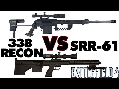 Battlefield 4 Weapon Showdown | 338 Recon vs SRR-61