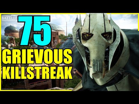 Battlefront 2: General Grievous 75 Killstreak on Naboo (Supremacy)
