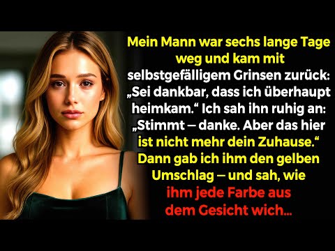 Mein Mann war Sechs Tage weg und kam Selbstzufrieden zurück — mit dem Umschlag rechnete er nicht