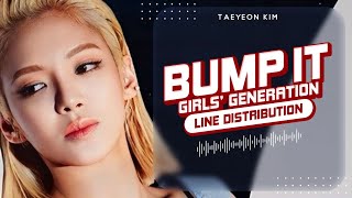 Bump It - Girls’ Generation (소녀시대) | Line Distribution