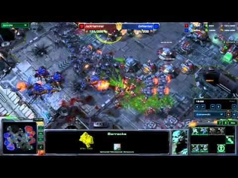 StarCraft 2 HotS Terran vs. Zerg Mech Play Ladder Match :: JayZockt.de