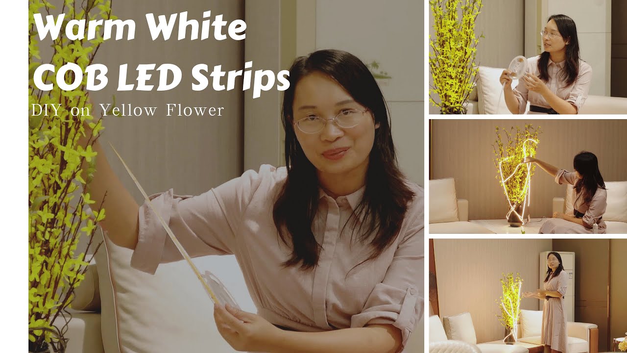 Best LED strip lights decoration ideas --For flowers