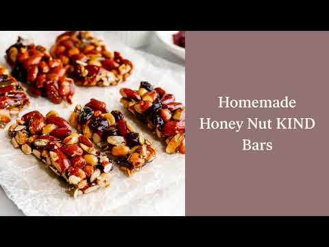 Homemade Honey Nut KIND Bars Recipe | Daisybeet