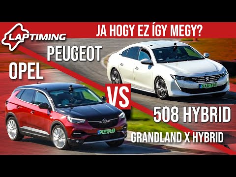 Ja, hogy ez így megy? - Opel Grandland X Hybrid vs. Peugeot 508 Hybrid (Laptiming ep.151)