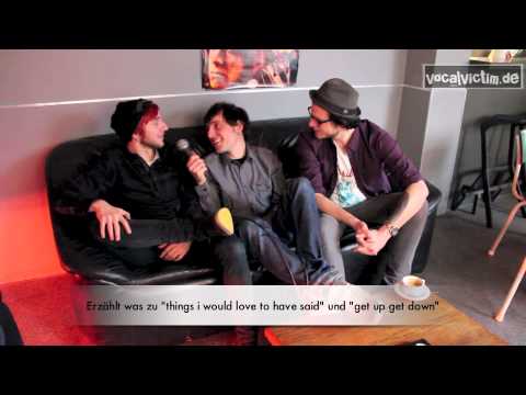 vocalvictim backstage with Itchy Poopzkid München (Santo Anger) 04.02.2013 Interview